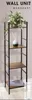 Etagère en métal pour le salon avec 4 étagères en MDF, 29,5 Voir les images du produit 11