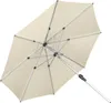 Anndora Alu Sonnenschirm Knickbar 3m rund Natural - Produktbild-Vorschau 4