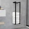 vidaXL Portasciugamani nero 25x20x95 cm in ferro Anteprima dell’immagine prodotto 9