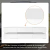 Mobile TV lucido Merax con LED, mobile TV basso con inserto Anteprima dell’immagine prodotto 5