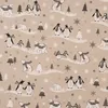 SCHÖNER LEBEN. Tischdecke Pinguine Eisbären natur grau weiß Produktbild-Vorschau 3