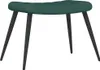 vidaXL Fauteuil relax avec pouf vert foncé velours Voir les images du produit 6