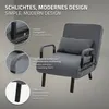 Poltrona reclinabile con funzione letto, poltrona 3-in-1 Anteprima dell’immagine prodotto 3