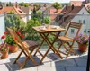 3-teiliges Balkonmöbel-Set aus Akazienholz, klappbar Produktbild-Vorschau 12