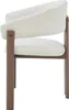 Flieks : 6 chaises de salle à manger en métal aspect bois, Voir les images du produit 6