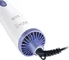 Close-up of the end of a white and purple hair styler with a black cord. Anteprima dell’immagine prodotto