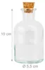 Sklenené fľaše Relaxdays, sada 8 ks, korkový uzáver, 150 Náhľad obrázku produktu 4