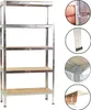 SET 4 x Schwerlastregal 90 x 40 x 180 cm, MDF Boden Produktbild-Vorschau 5