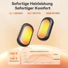 Wiederaufladbare Handwärmer Zweierpack – USB-C, 3 Stufen, Produktbild-Vorschau 4
