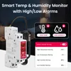 WiFi spínač teploty a vlhkosti 16A pro montáž na DIN lištu Náhled obrázku produktu 7