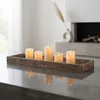 Vintage Kerzentablett rechteckig shabby chic mit Rand - 60 Produktbild-Vorschau 7