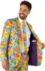 A man wearing a colorful Pokémon-themed suit and tie. Anteprima dell’immagine prodotto