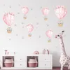 30 x 90 cm Rosa schlafender Babyelefant mit Heißluftballon Produktbild-Vorschau 4