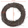 3.06 Kranz natur aus Weide / Rattan - ca. Ø 45 cm - großer Produktbild-Vorschau 2