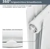 Close-up of a white radiator with text overlays highlighting its features. Podgląd zdjęcia produktu