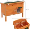 PawHut Katzenhaus aus Holz, Katzenhöhle Outdoor, Isolierte Produktbild-Vorschau 3