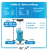 Bituxx Mobiler 80L Ölauffangwagen Ölablassgerät Produktbild-Vorschau 8