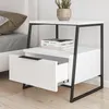 Skye Decor, Pal- Pal DTE, bianco, nero, comodini e Anteprima dell’immagine prodotto 2