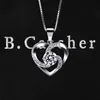B.Catcher Kette Herz Damen Halskette 925 Silber Zirkonia Produktbild-Vorschau 4