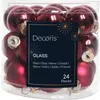 Kaemingk Weihnachts-Micro-Kugeln Ox Blood dunkelrot Ø 2,5 Produktbild-Vorschau 2