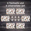 Tischset 6x45x30 cm + 6x10fi cm Platzset Tischmatte Produktbild-Vorschau 4