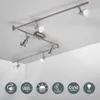 LED plafondlamp, railsysteem, 6 lampen. Moderne spotlamp, Productafbeelding-voorbeeld 5