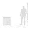 KOMTO Kommode mit 2 Türen und 2 Schubladen – Komodenschrank Produktbild-Vorschau 9