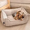 4L Textil HUGO Orthopädisches Hundebett aus Cord Produktbild-Vorschau 5