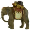 Handbemalte Krippenfigur Elefant mit Gepäck, ca. 13,5 cm, K Produktbild-Vorschau 3