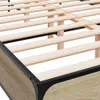 vidaXL Bettgestell Sonoma-Eiche 120x200 cm Holzwerkstoff Produktbild-Vorschau 7