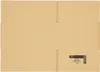 A flat, unfolded cardboard box. Produktbild-Vorschau