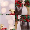 Wanduhr - Quadrat - Glasuhr - Cupcakes Dessert Kuchen Produktbild-Vorschau 8
