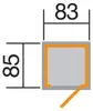 Garten-/Terrassenschrank 361 Gr.1 B x T x H 100 x 105 x 195 Produktbild-Vorschau 3