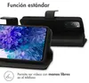 Funda Tipo Libro de Lujo para Samsung Galaxy S20 FE - Negro Vista previa de la imagen del producto 4