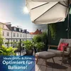 Ombrellone EASYmaxx con protezione UV - rettangolare 230 x Anteprima dell’immagine prodotto 2