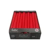 Hofer Bougies de table - rouge coquelicot - 2,3 x 25 cm - Voir les images du produit 5