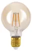 Eglo LED Filament G80 Globe Vintage 4W = 32W E27 Gold extra Produktbild-Vorschau 1