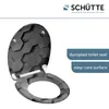 SCHÜTTE WC sedátko GREY HEXAGONS, WC sedátko z duroplastu s Náhľad obrázku produktu 3