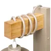 MasterLED Wandleuchte E27 Elza hängend Beige Kaschmir Holz Produktbild-Vorschau 5