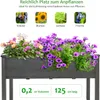 COSTWAY Drewniane podwyższone łóżko, duże łóżko do uprawy, Podgląd zdjęcia produktu 5