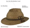 Werdenfelser Trachten-Strohhut von Hut-Breiter in grün Anteprima dell’immagine prodotto