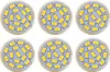 6 ks LED žiaroviek GU4, 270 lm, 15 LED diód, úsporné Náhľad obrázku produktu 2
