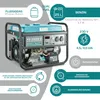 4500 W Gas- u. Benzin-Generator Stromaggregat Stromerzeuger Produktbild-Vorschau 5