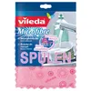 A Vileda Microfibre cleaning cloth packaging with a depiction of water pouring into dishes. Anteprima dell’immagine prodotto