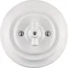 Unterputz Porzellan Retro Rotary Schalter I PR1 weiß Produktbild-Vorschau 2