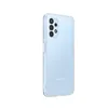A light blue smartphone case is shown from a side angle against a white background. Produktbild-Vorschau