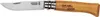 A close-up, side view of an Opinel folding knife with a wooden handle. Anteprima dell’immagine prodotto