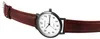 Herrenuhr Kunstleder  silberfarbig, Mineralglas Produktbild-Vorschau 4