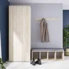 Szafa na ubrania z półkami 70 cm BULVERDE – dąb sonoma Podgląd zdjęcia produktu 5