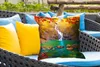 MuchoWow® Outdoor Kissen - Steine - Baum - Wasserfall - Produktbild-Vorschau 4